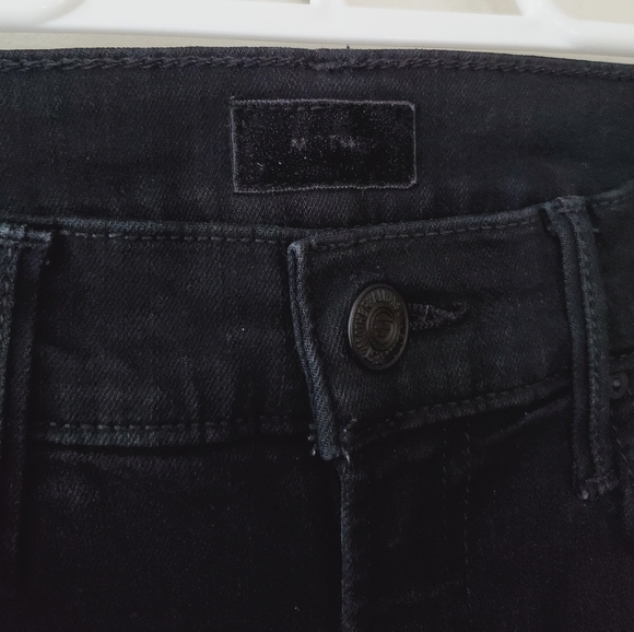 MOTHER Denim The Insider Crop Step Fray Guilty Racer - Picture 8 of 16